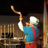 Gene sounding the Shofar