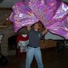 Bobby's favorite shot - He is flying the Pink "Right Relationship with God" "Shattered Glass" Wing Flags