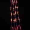 Blue, Red, Purple & Gold with Gold Beads (Tabernacle Tzitzit) With Blue wrapping thread