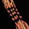 Dark Blue, Yellow and Orange with Dark Blue Wrapping Thread - Without Beads (Jubilee Tzitzit)