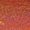 Close up of "Flame" Shattered Glass Hologram Lame'